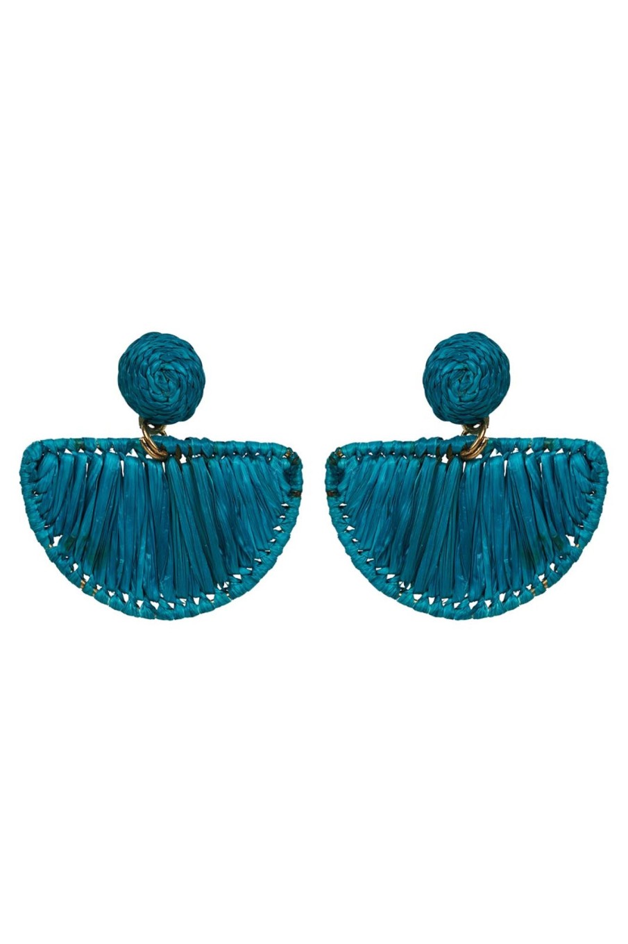 Accessories eb&ive Earrings | Milli Moon Earring - Teal