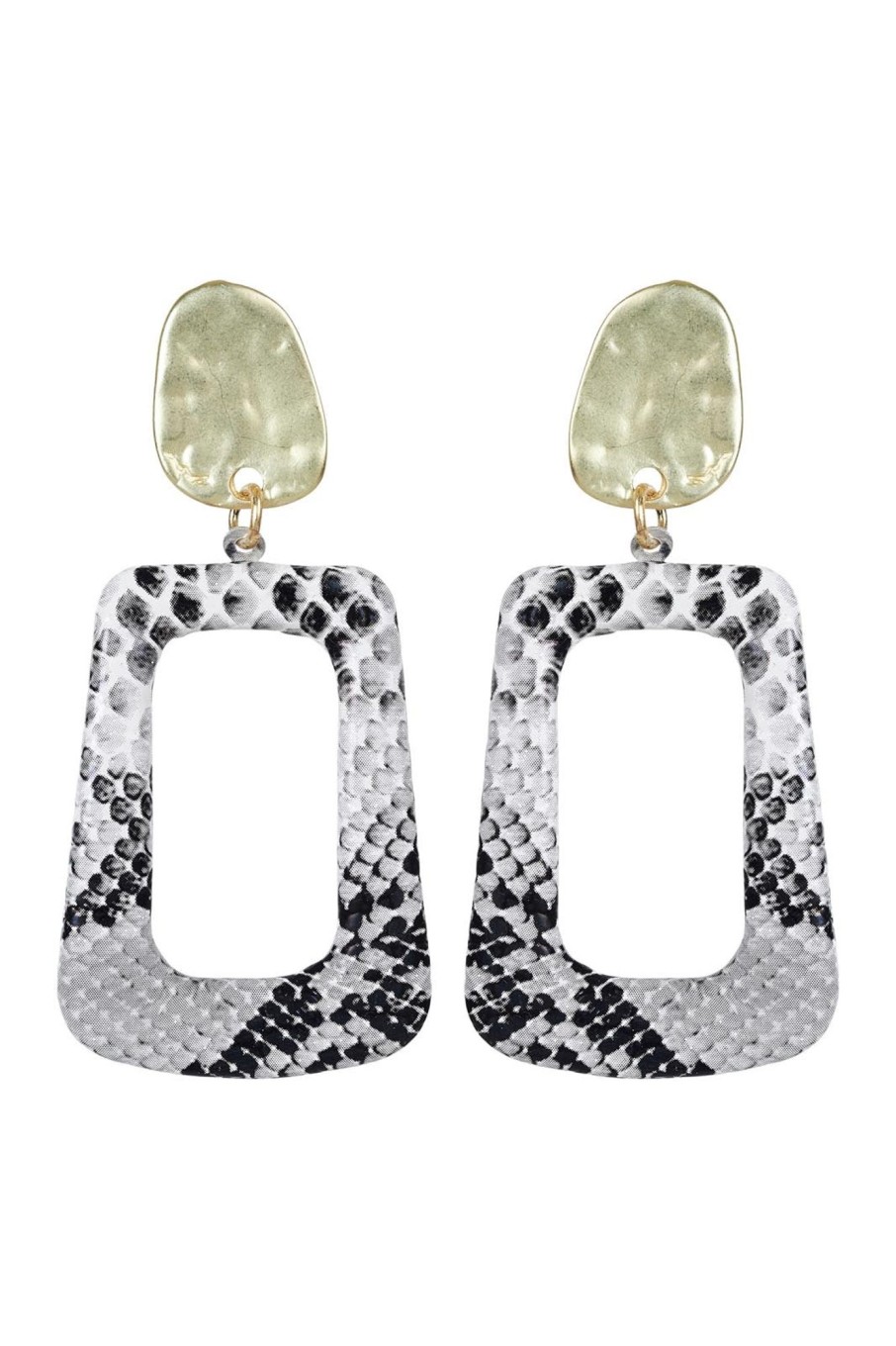 Accessories eb&ive Earrings | Belvoir Drop Earring - Snake