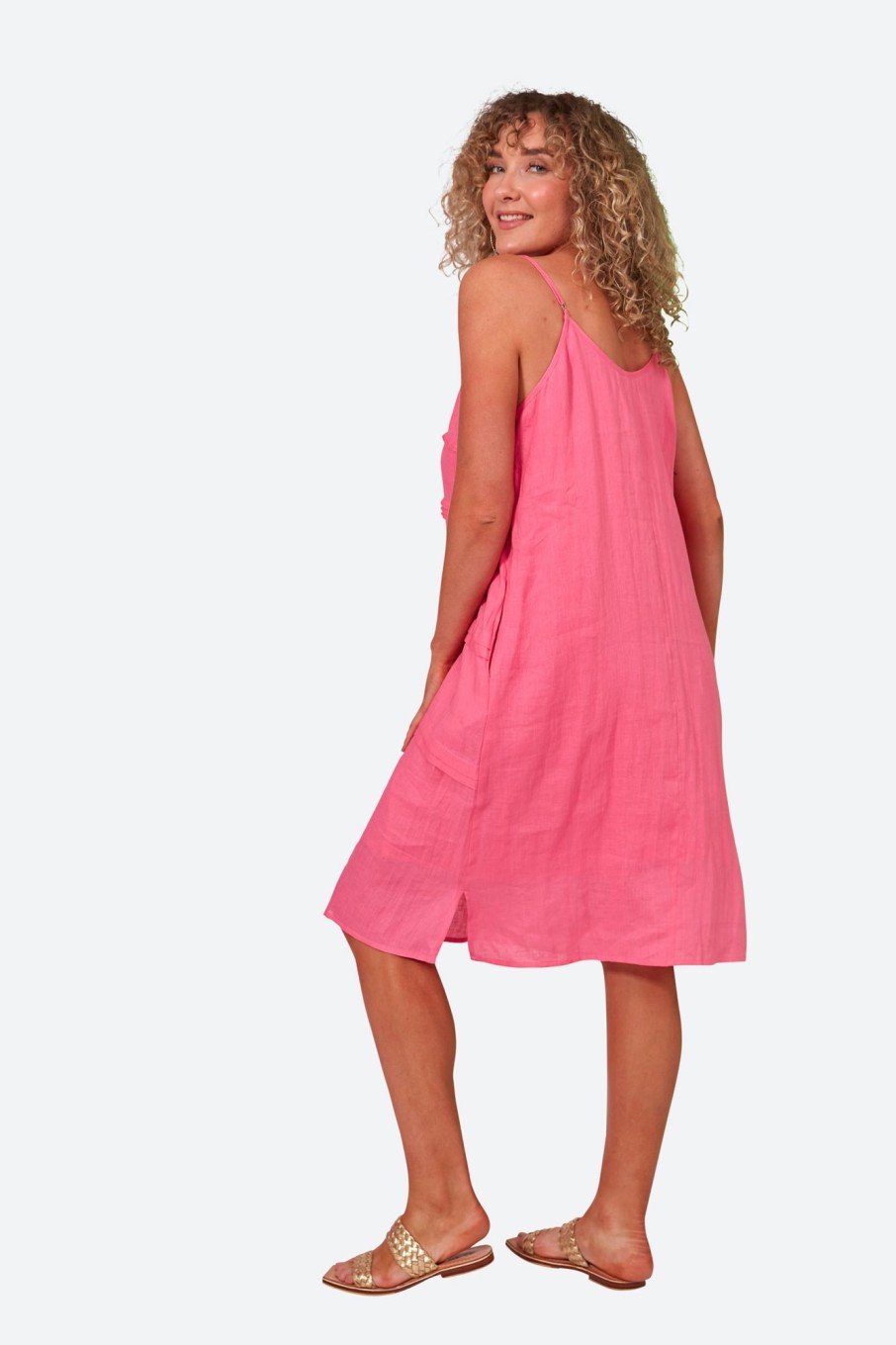 Clothing eb&ive Mid-Length Dresses | La Vie Tank Dress - Candy