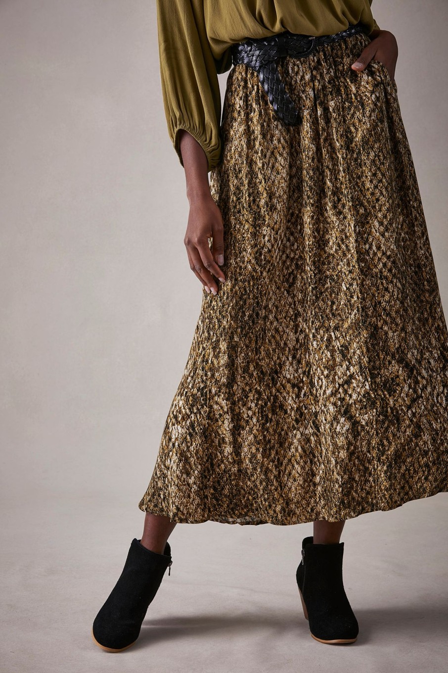 Clothing eb&ive Skirts | Esk Skirt - Boa