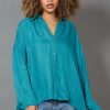 Clothing eb&ive Shirts | Vienetta Shirt - Teal