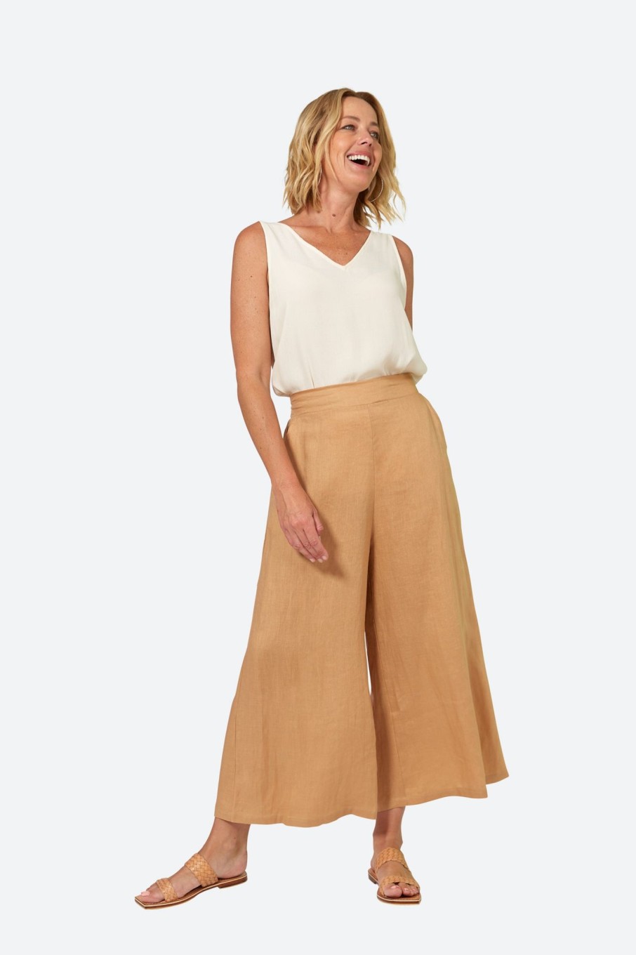 Clothing eb&ive Pants | La Vie Crop Pant - Caramel