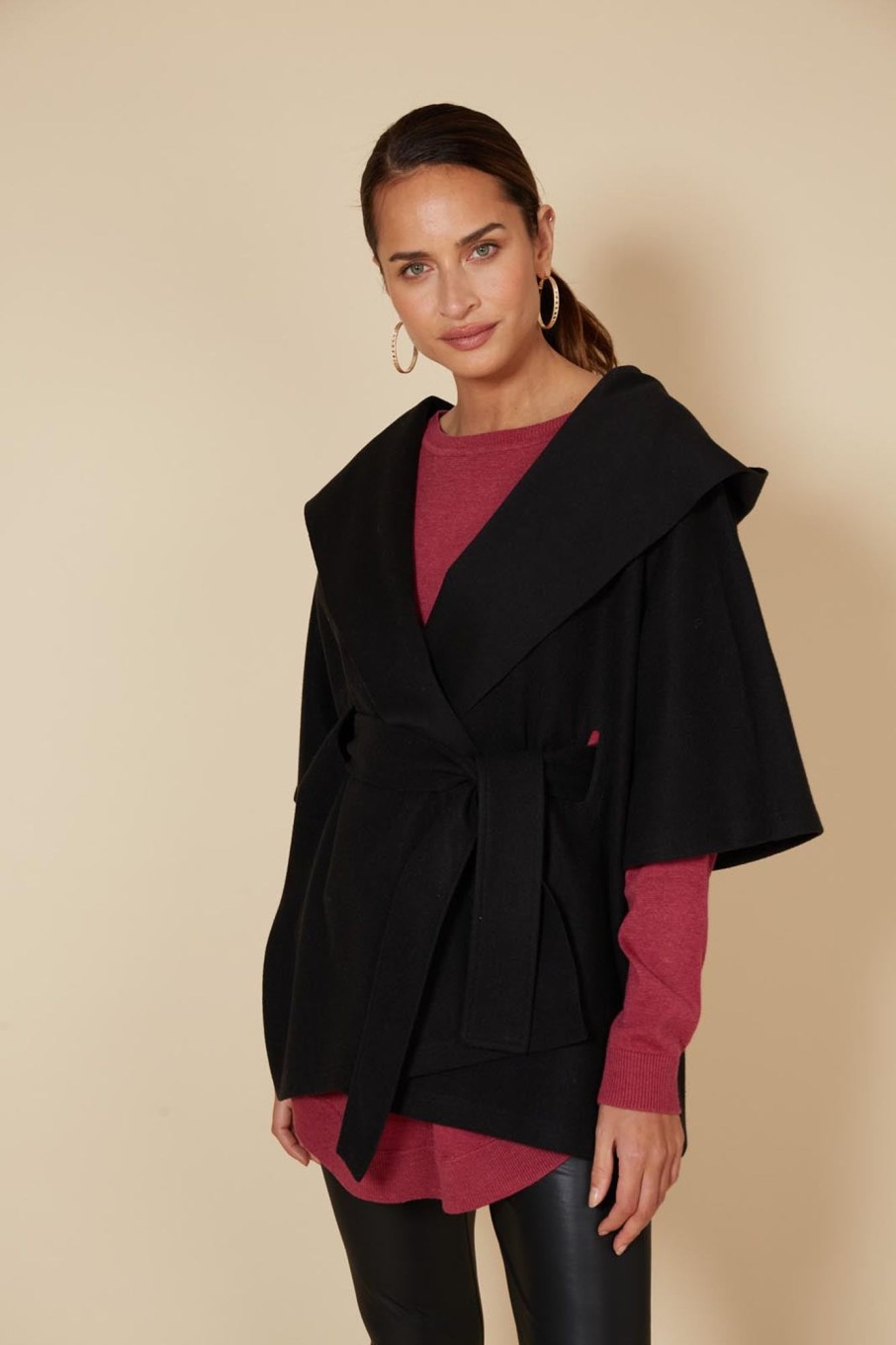 Clothing eb&ive Capes | Klein Cape - Ebony