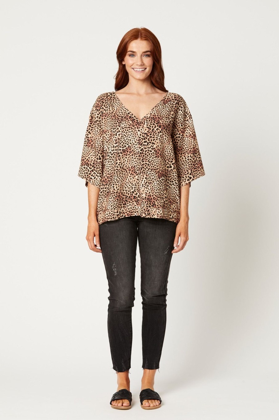 Clothing eb&ive | Nala Block Top - Cheetah