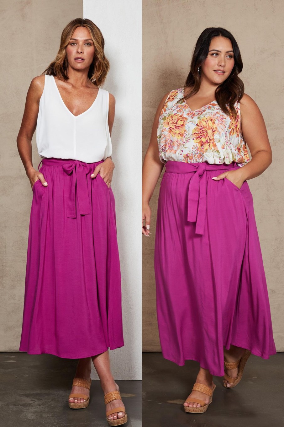 Clothing eb&ive Skirts | Alma Maxi Skirt - Orchid