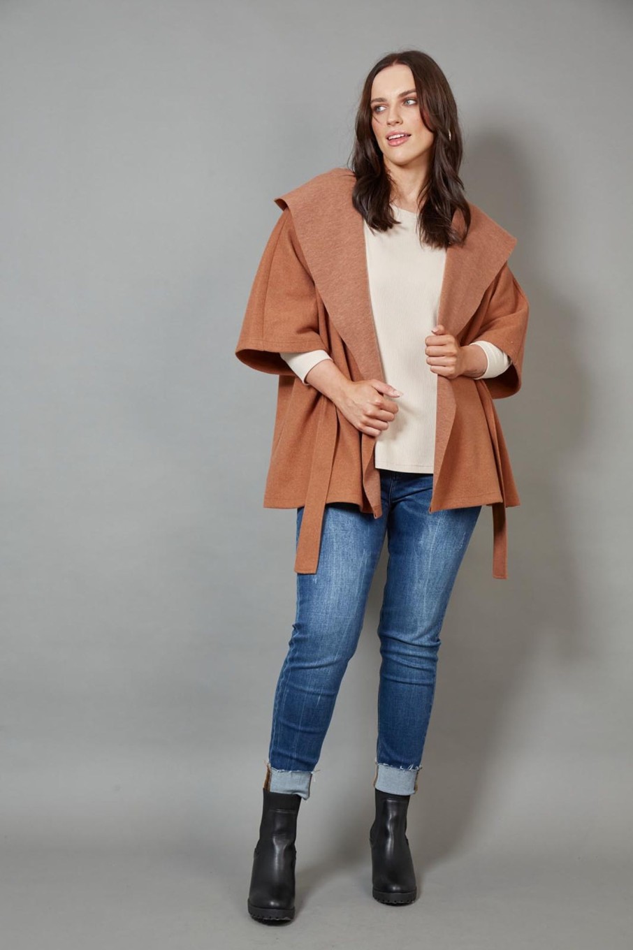 Clothing eb&ive Capes | Klein Cape - Caramel