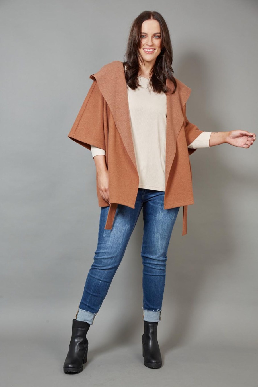 Clothing eb&ive Capes | Klein Cape - Caramel