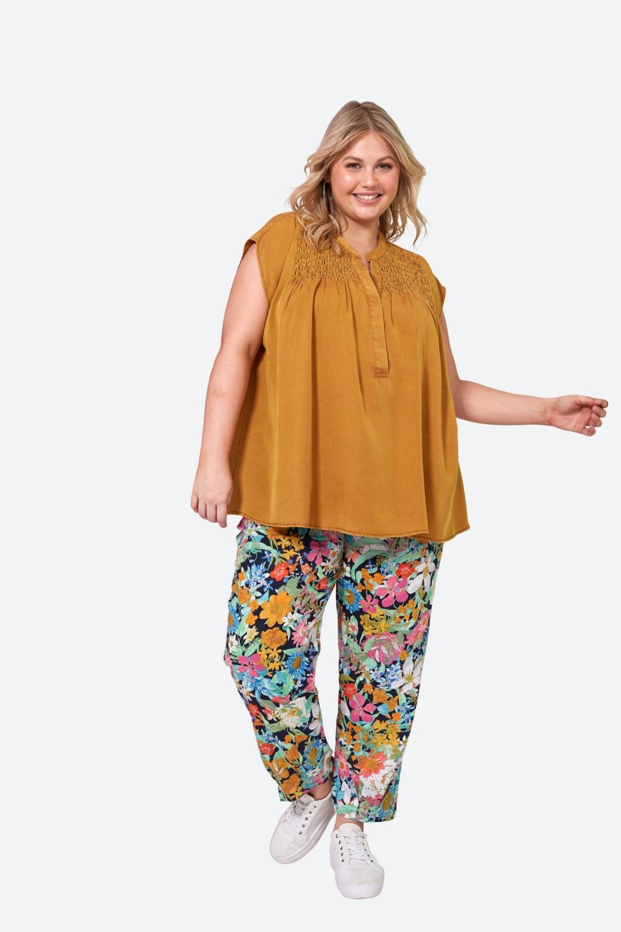 Clothing eb&ive Tanks | Elan Top - Honey