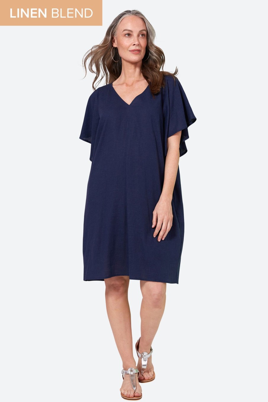 Clothing eb&ive Short Dresses | Verve Dress - Sapphire