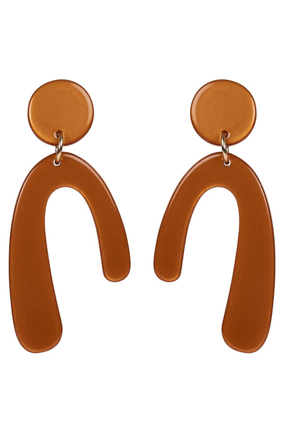 Accessories eb&ive Earrings | Cleo Arch Earring - Cinnamon