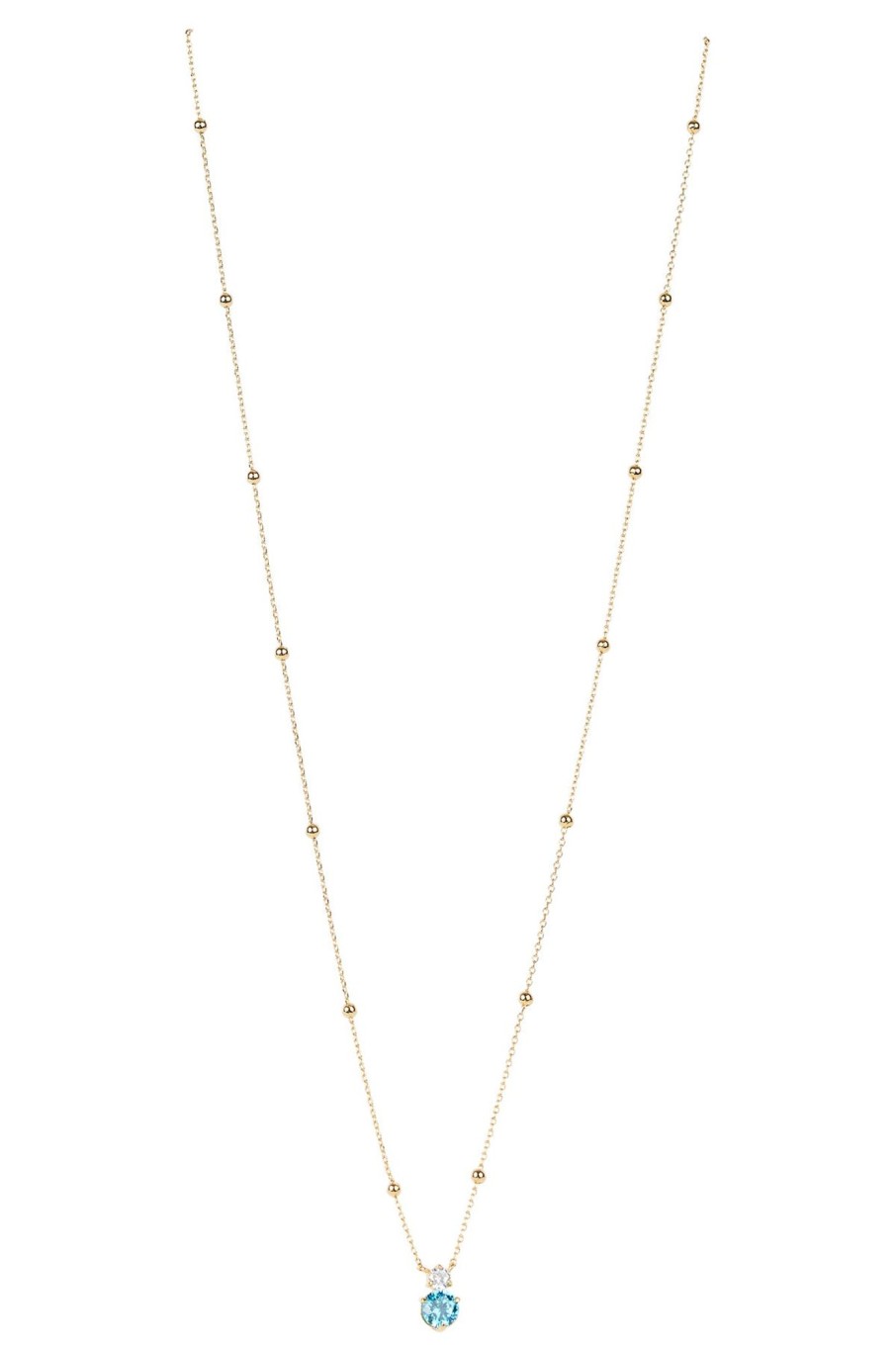 Accessories eb&ive Necklaces | Instinctive Necklace - Aquamarine