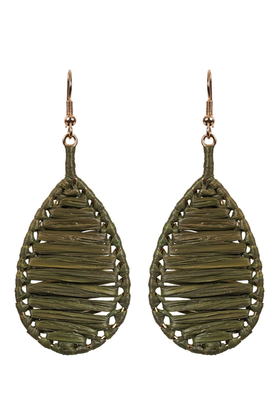 Accessories eb&ive Earrings | Studio Teardrop Earring - Khaki