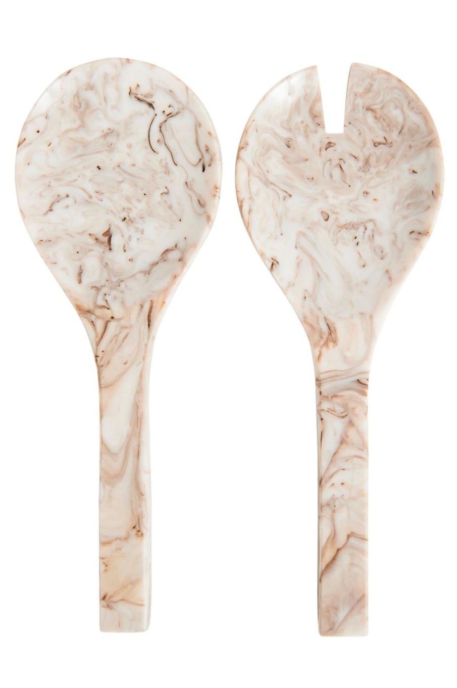 Homewares eb&ive | Marra Salad Servers - Creme