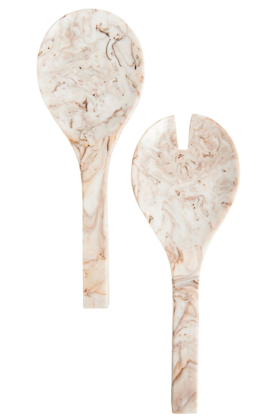 Homewares eb&ive | Marra Salad Servers - Creme