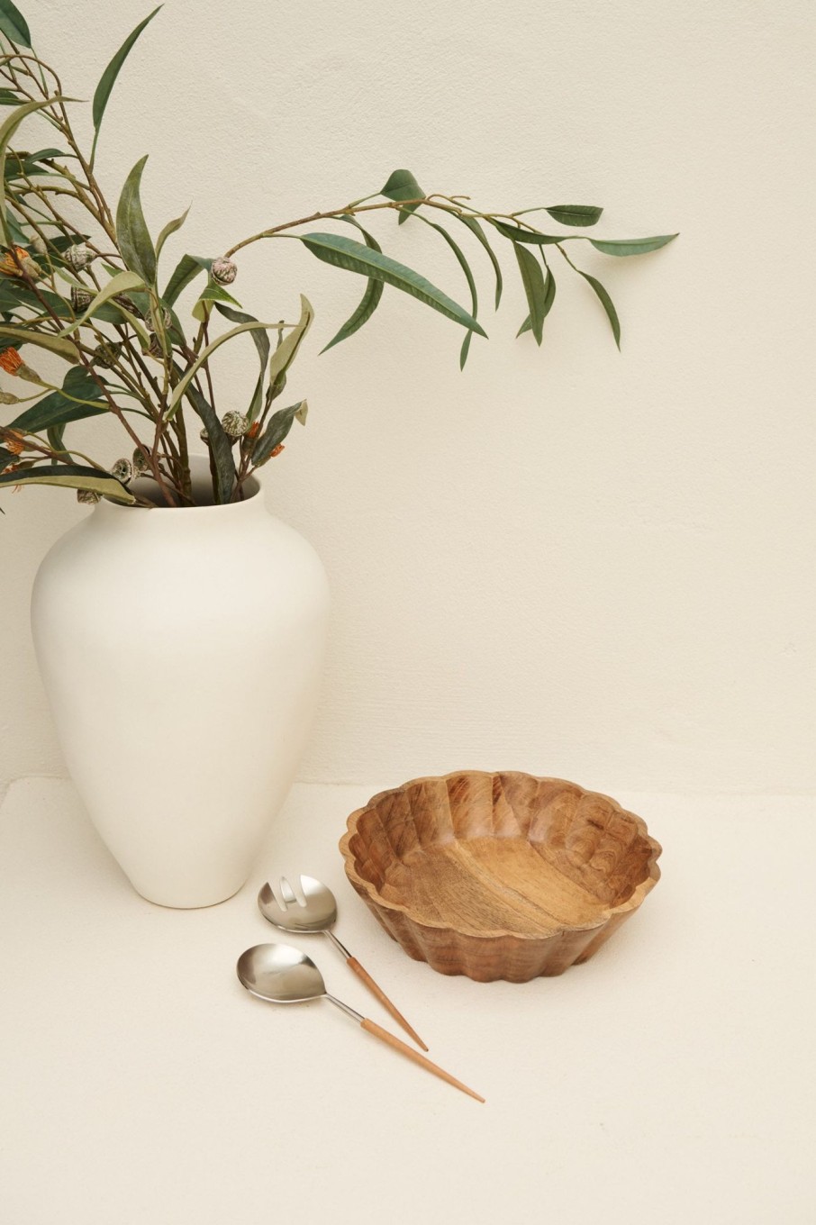 Homewares eb&ive | Alma Salad Servers - Natural