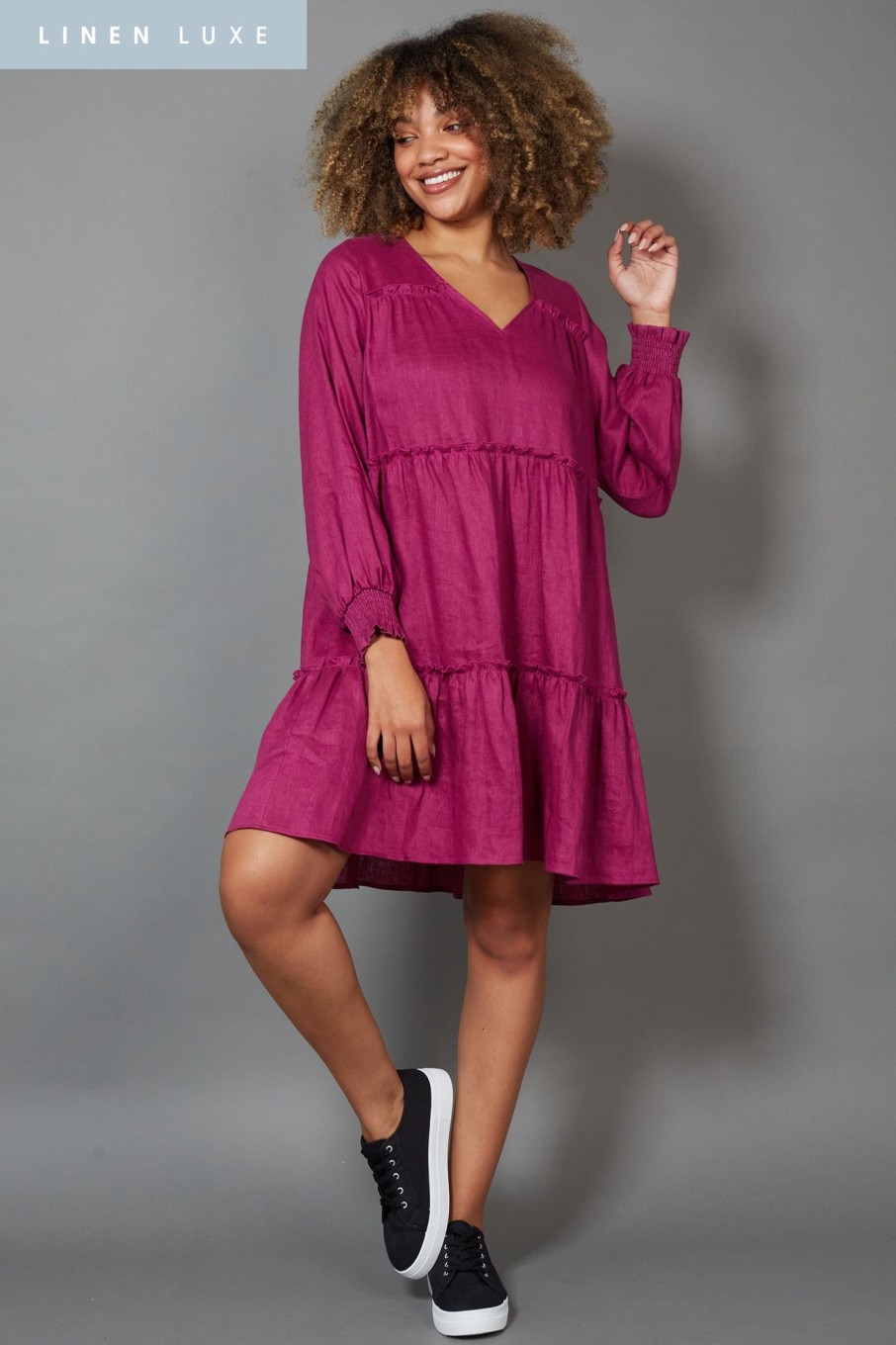 Clothing eb&ive Short Dresses | Diaz Dress - Mulberry