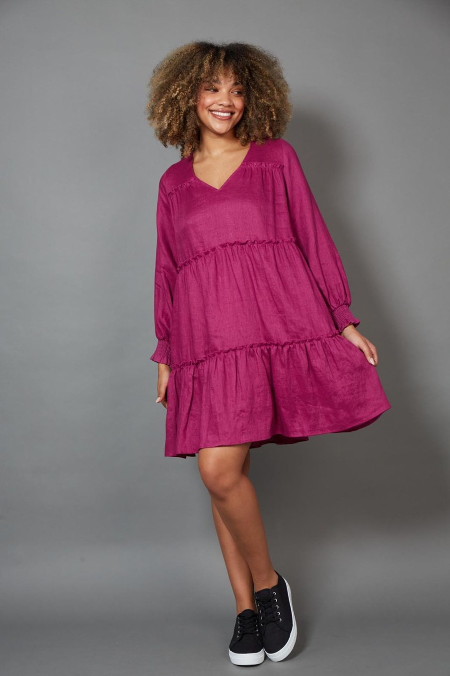 Clothing eb&ive Short Dresses | Diaz Dress - Mulberry