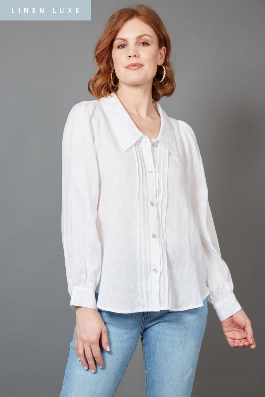 Clothing eb&ive Blouses | Diaz Blouse - Blanc