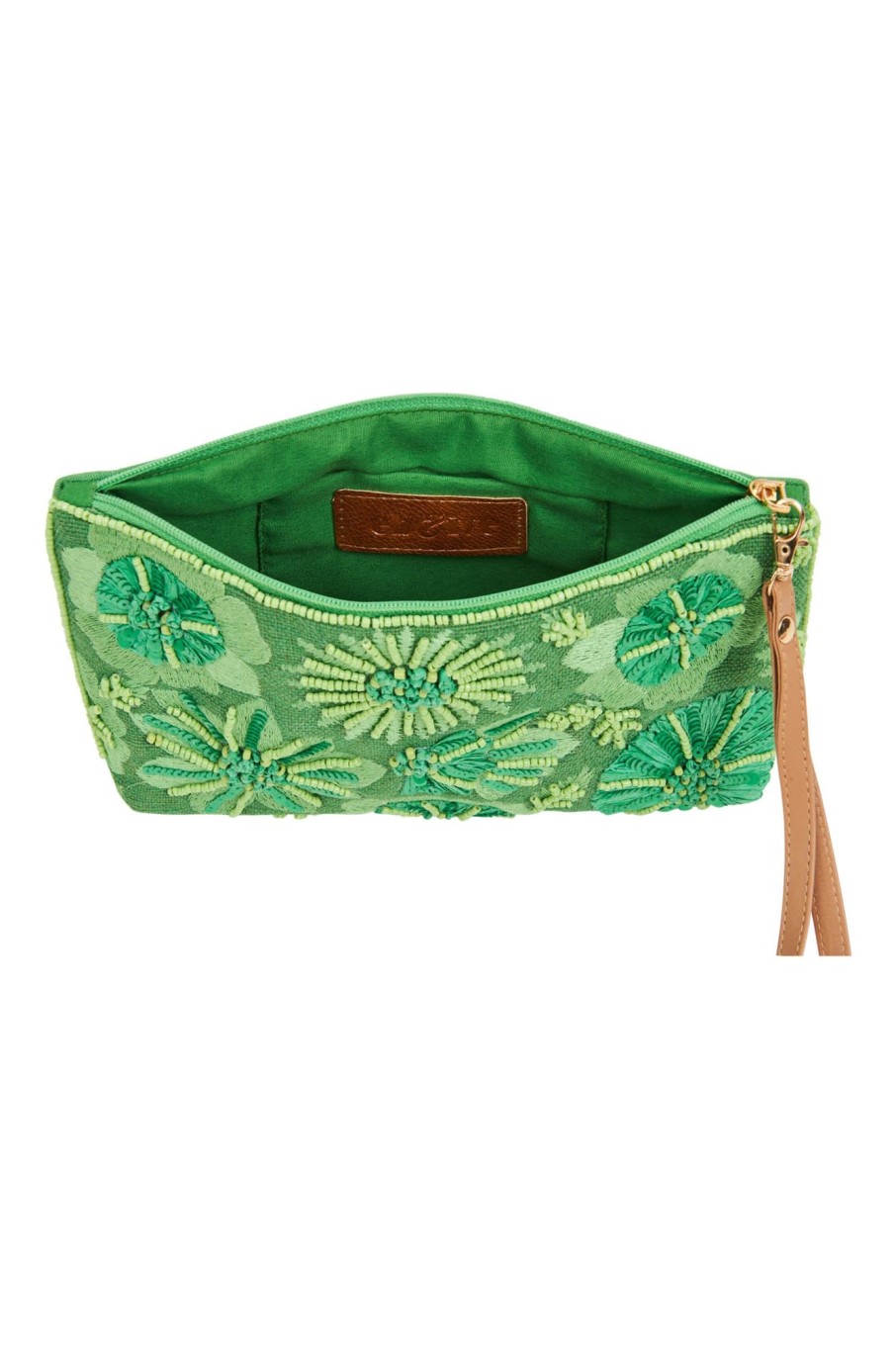 Accessories eb&ive | Flourish Clutch - Kiwi