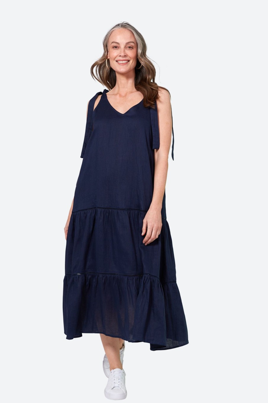 Clothing eb&ive Maxi Dresses | La Vie Tie Maxi - Sapphire