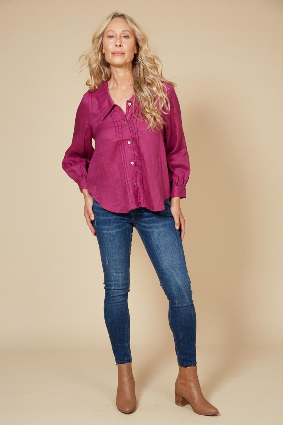 Clothing eb&ive Blouses | Diaz Blouse - Mulberry