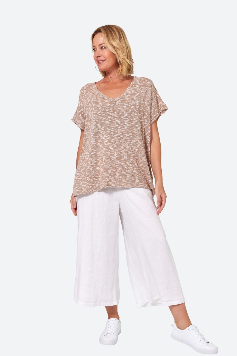 Clothing eb&ive Knits | Jovial Top - Toffee