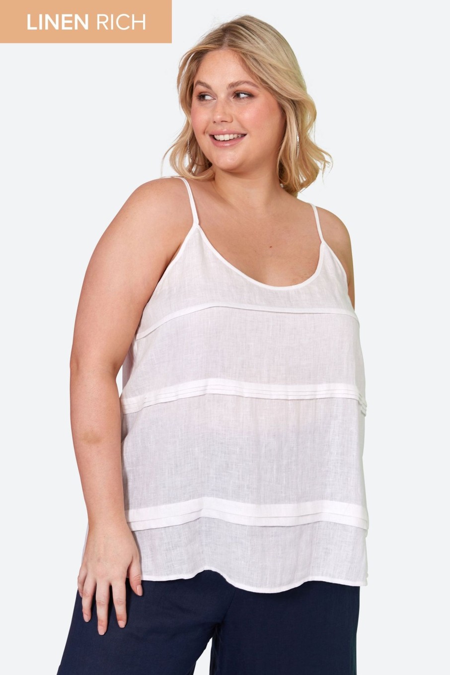 Clothing eb&ive Tanks | La Vie Tank - Blanc