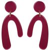 Accessories eb&ive Earrings | Cleo Arch Earring - Mulberry