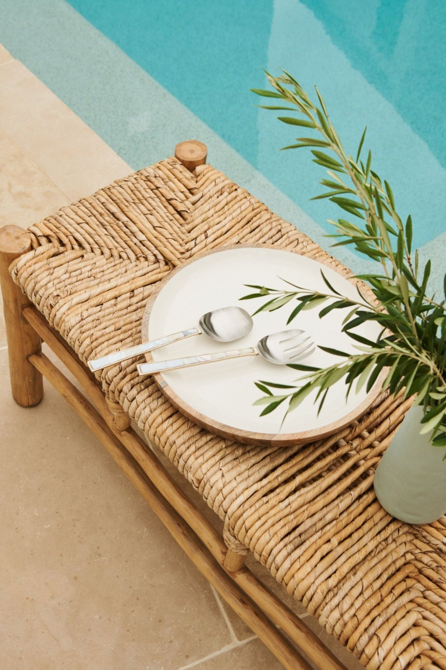 Homewares eb&ive | Verve Salad Server - Mother Of Pearl