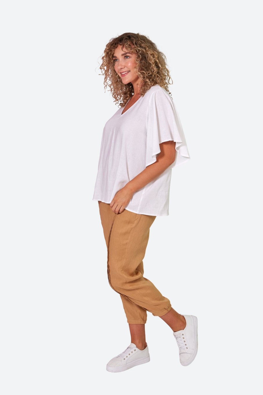 Clothing eb&ive Blouses | Verve Top - Blanc