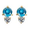 Accessories eb&ive Earrings | Instinctive Earring - Aquamarine