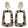 Accessories eb&ive Earrings | Belvoir Drop Earring - Leopard