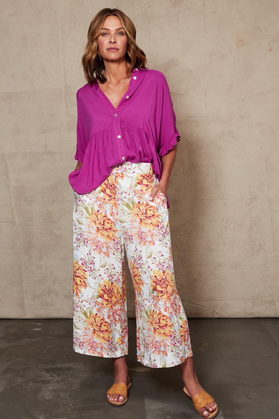 Clothing eb&ive Pants | Plumeria Pant - Salt Jardin