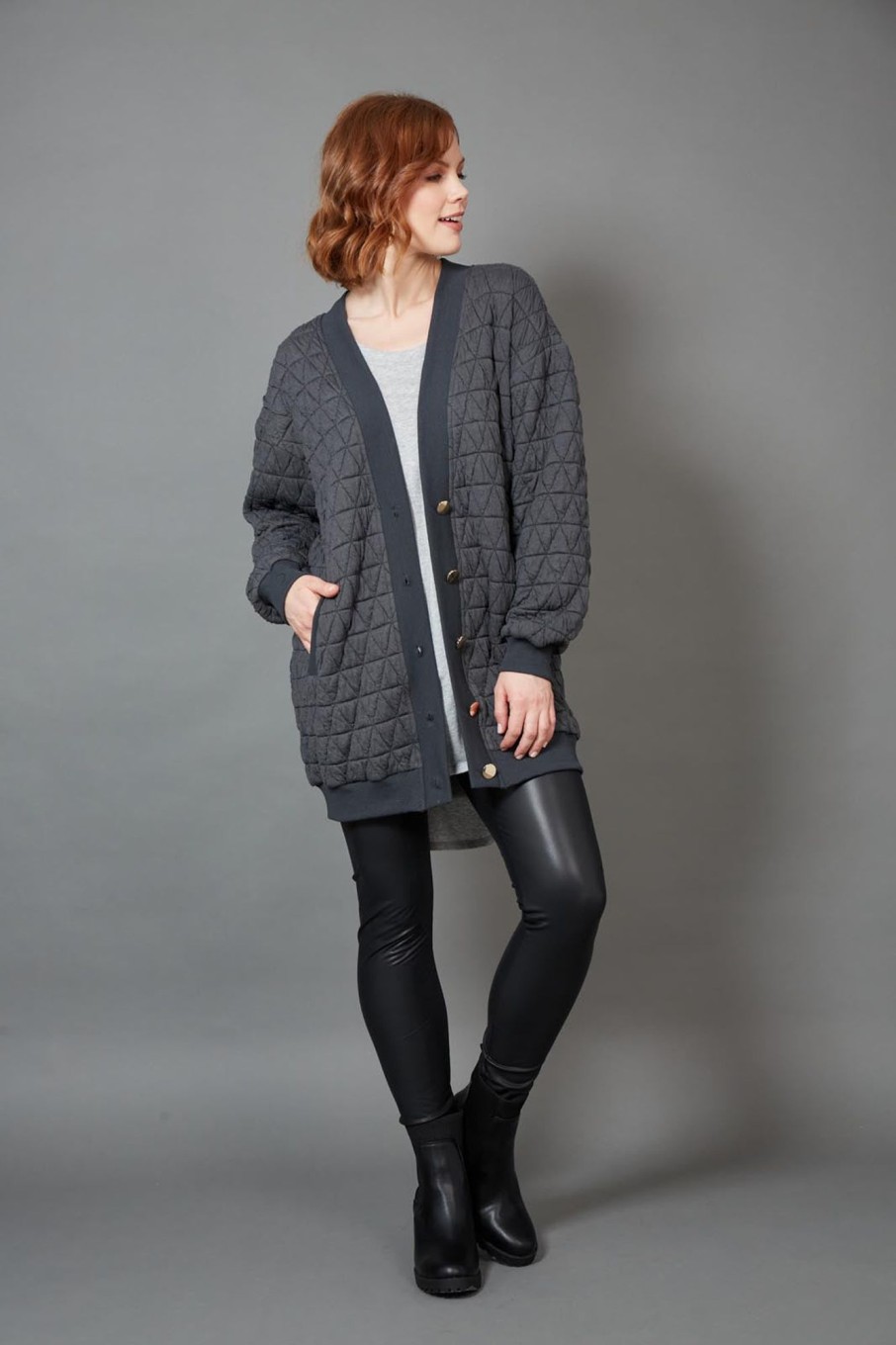 Clothing eb&ive Cardigans | La Vida Relaxed Cardigan - Fossil