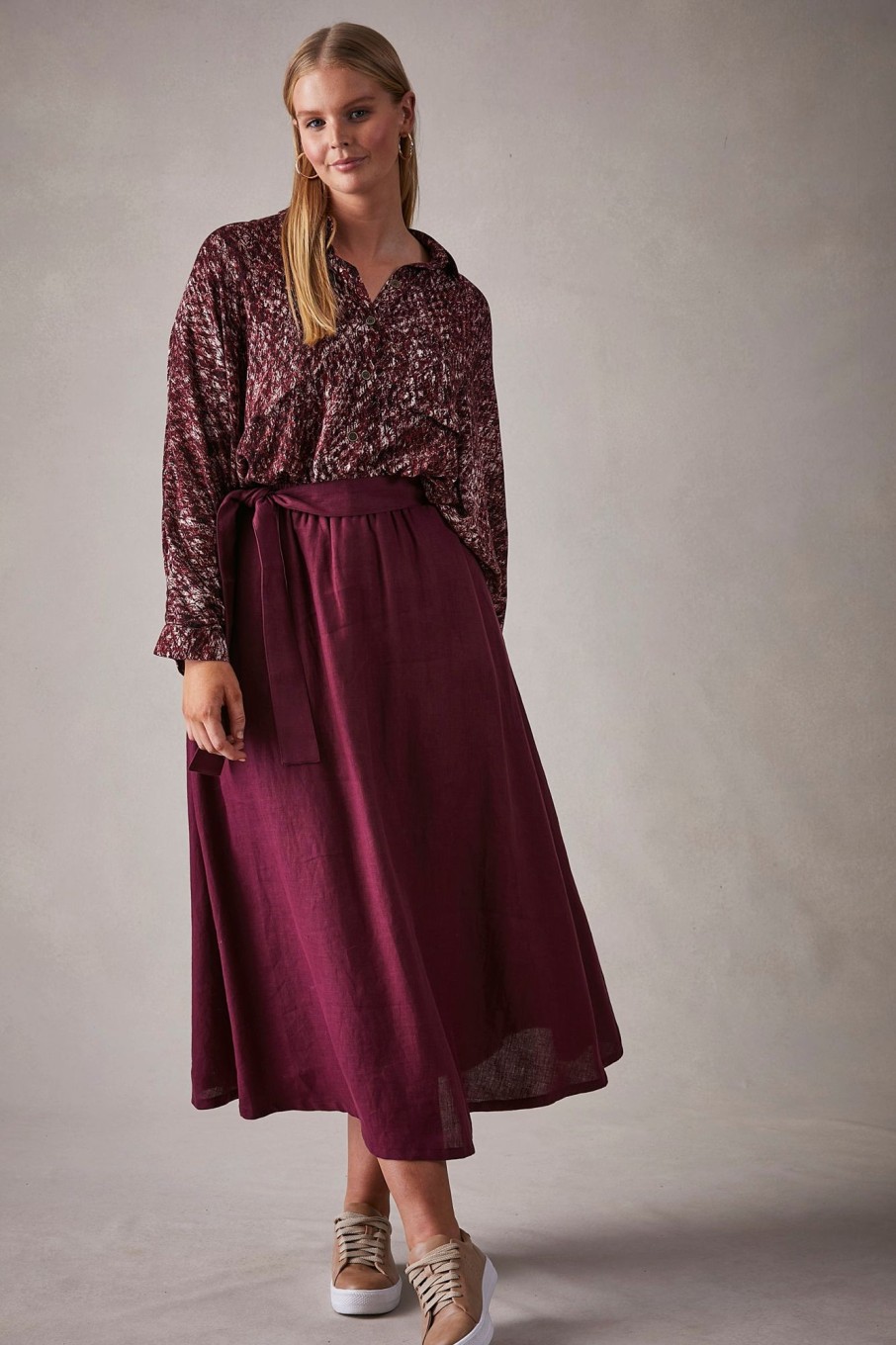 Clothing eb&ive Skirts | Capella Skirt - Mulberry