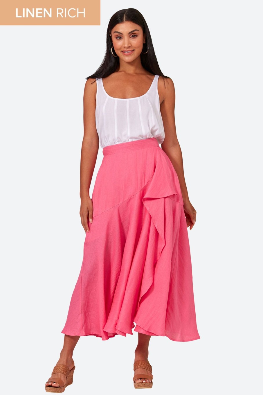 Clothing eb&ive Skirts | La Vie Wrap Skirt - Candy