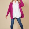 Clothing eb&ive Cardigans | Kit Oversized Cardigan - Mulberry