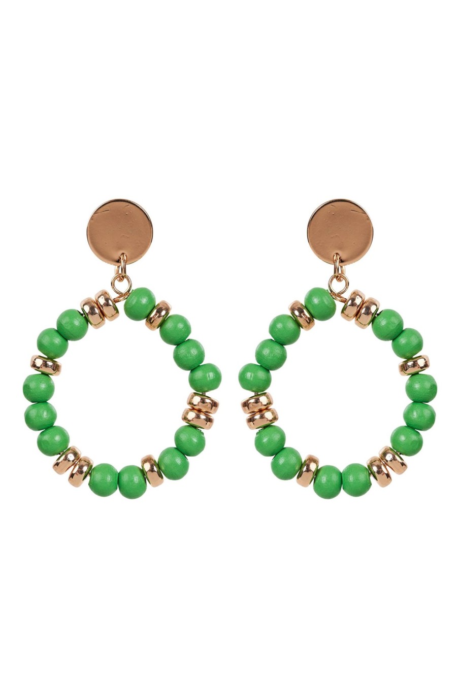 Accessories eb&ive Earrings | Vivid Hoop Earring - Kiwi