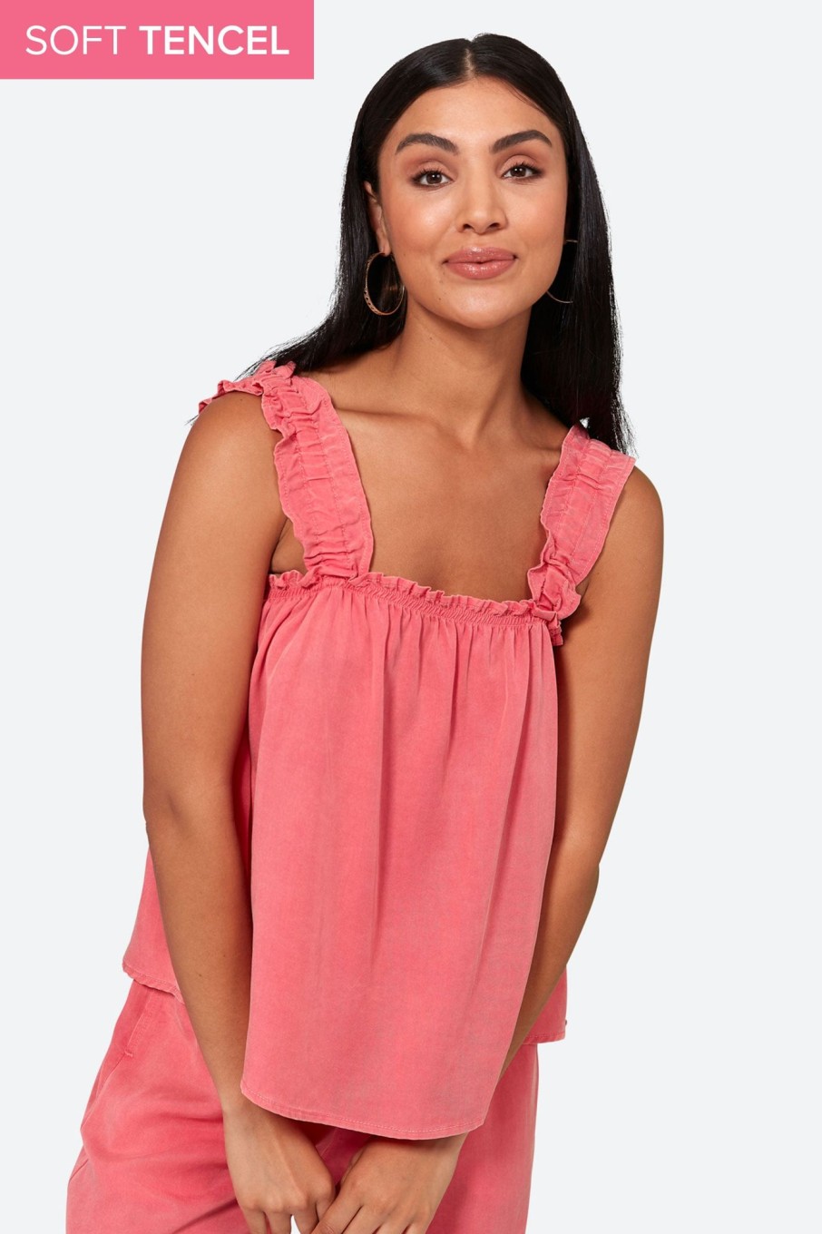 Clothing eb&ive Tanks | Elan Tank - Lychee