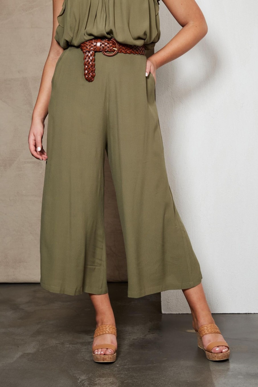 Clothing eb&ive Pants | Plumeria Pant - Moss