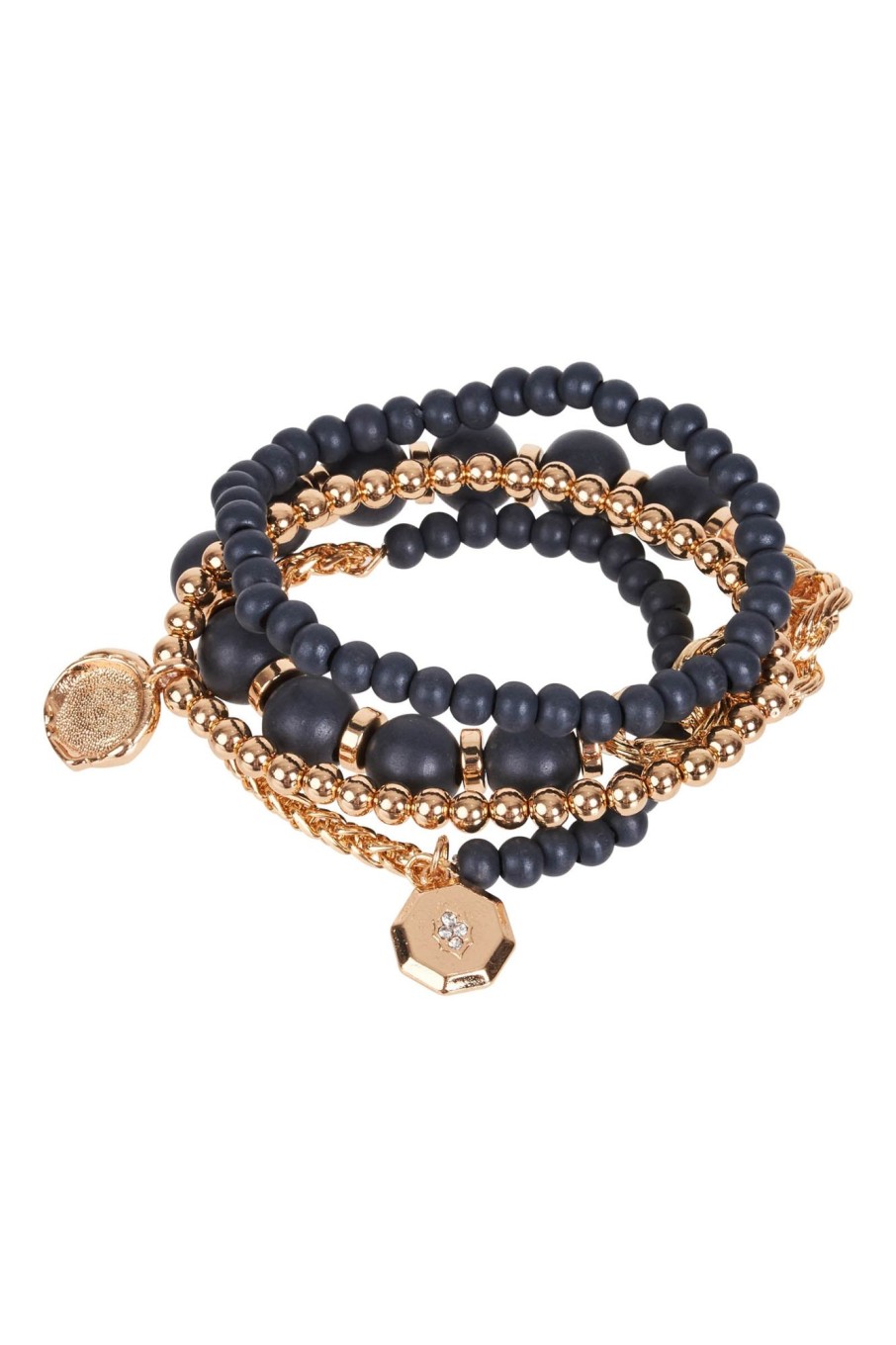 Accessories eb&ive Bracelets & Bangles | Vivid Bracelet Set - Sapphire