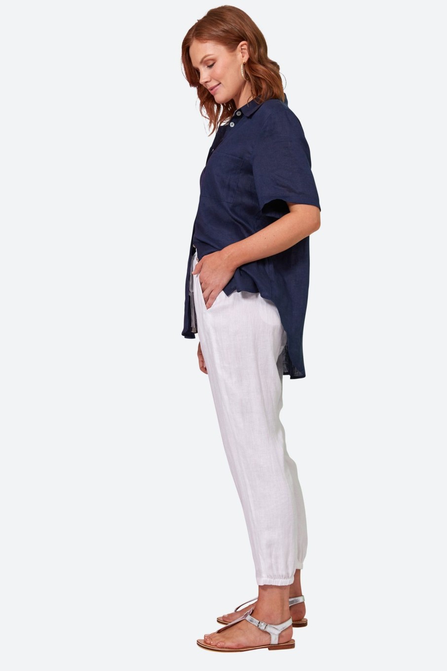 Clothing eb&ive Pants | Studio Relaxed Pant - Salt