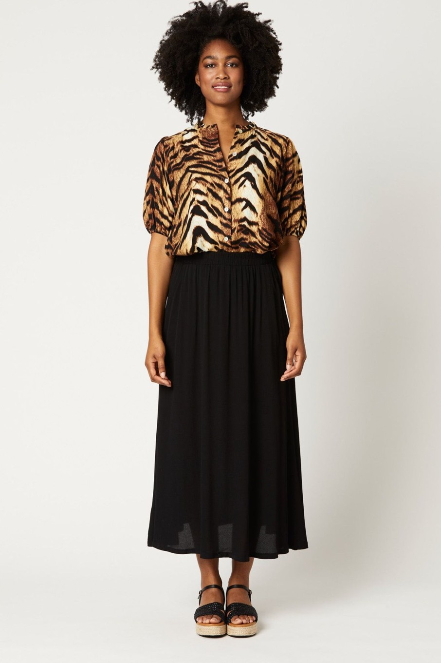 Clothing eb&ive Skirts | Tribal Skirt - Ebony