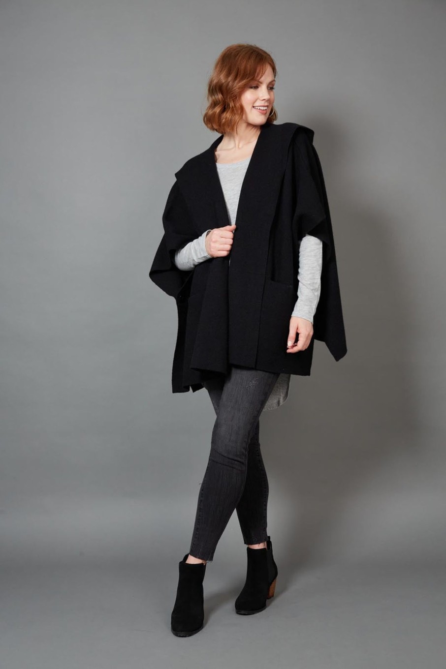 Clothing eb&ive Capes | Kit Cape - Ebony