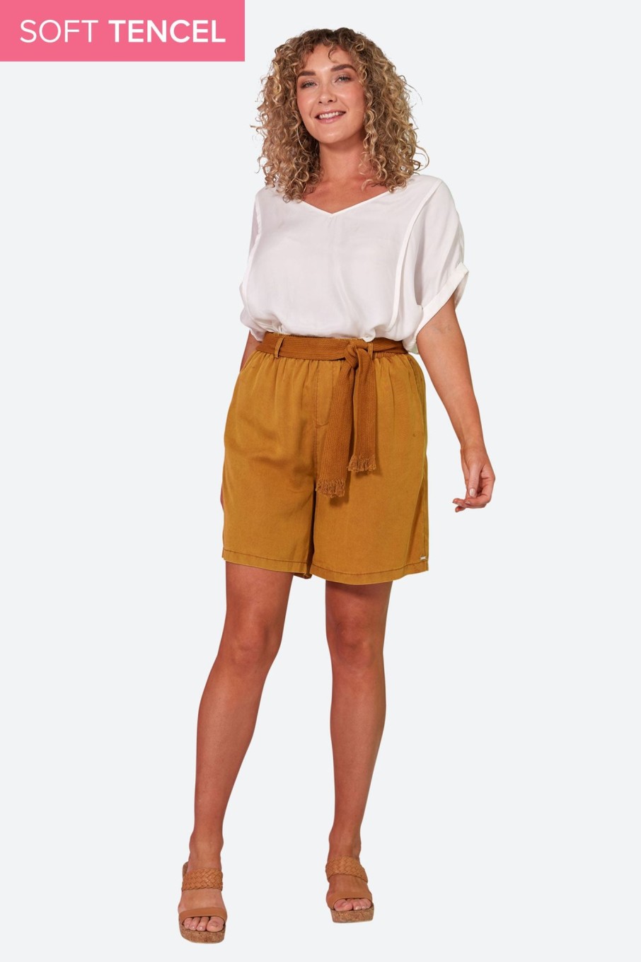 Clothing eb&ive Shorts | Elan Short - Honey