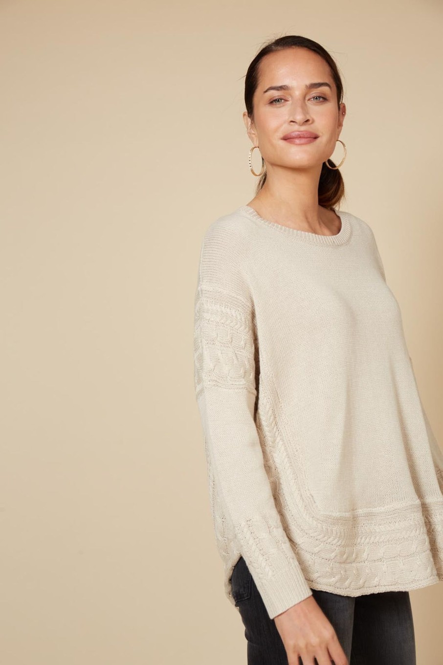 Clothing eb&ive Jumpers | Poppy Knit - Tusk