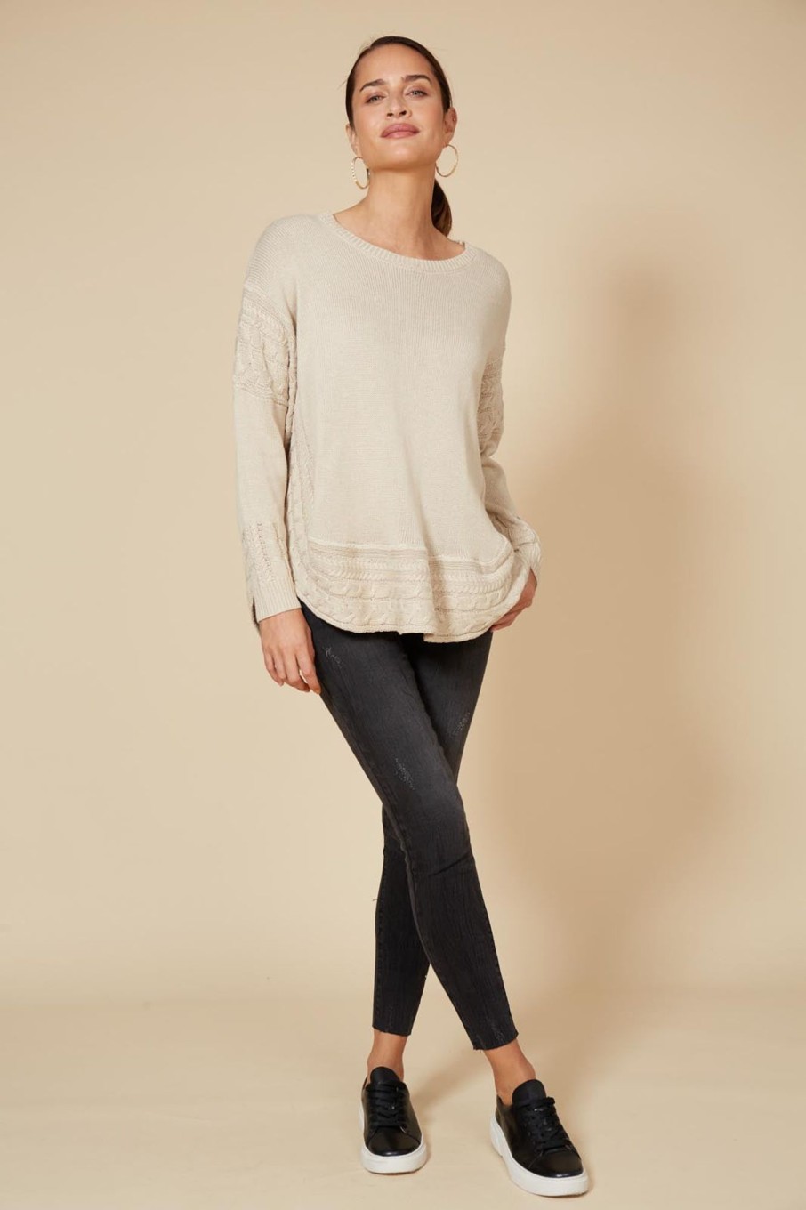 Clothing eb&ive Jumpers | Poppy Knit - Tusk