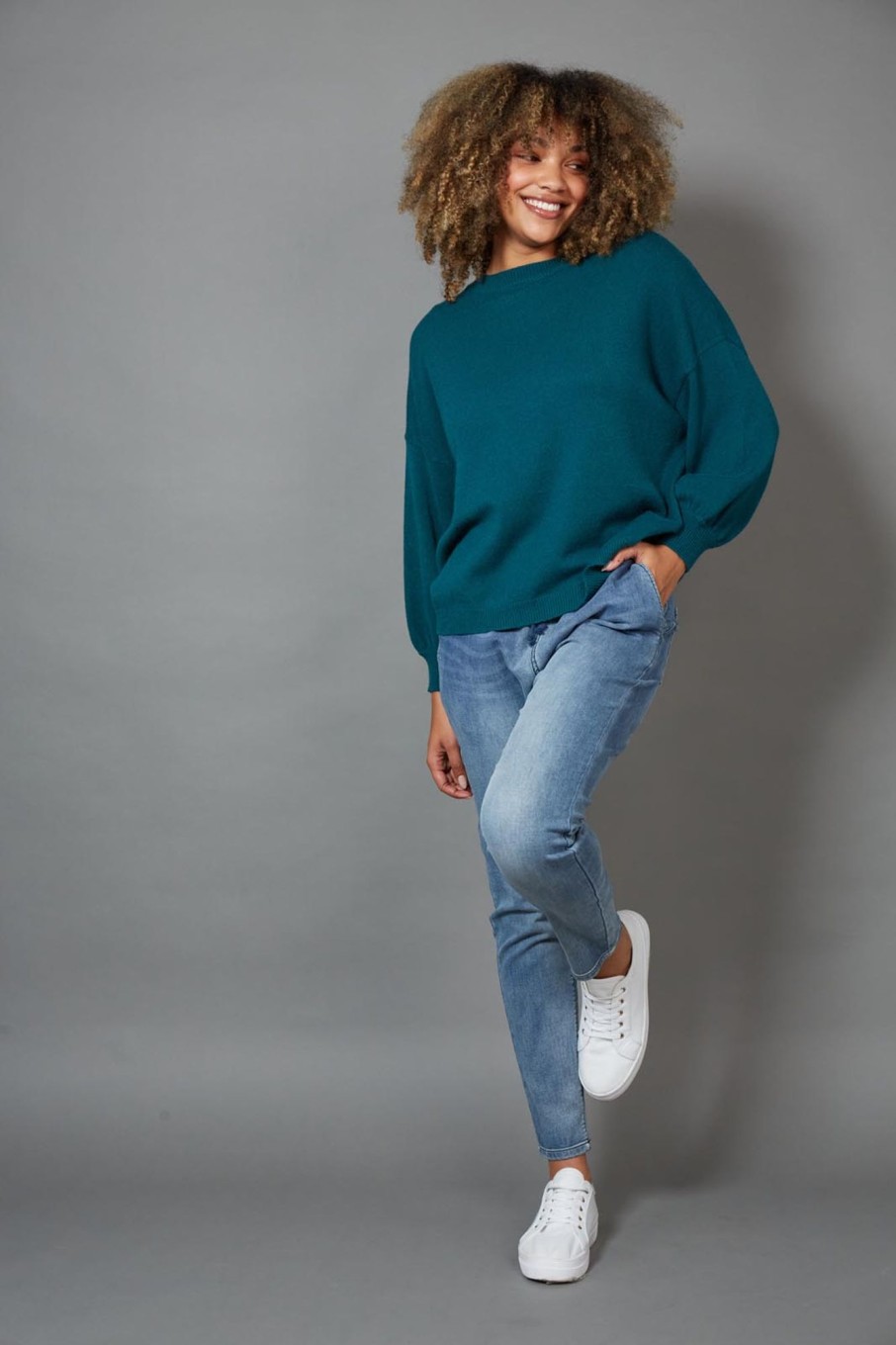 Clothing eb&ive Jumpers | Kit Jumper - Teal