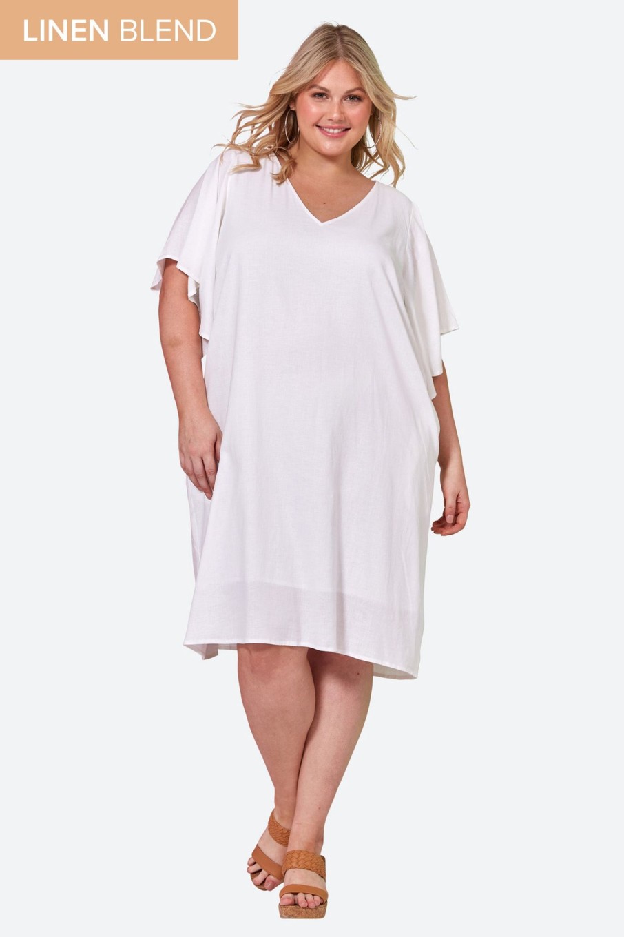 Clothing eb&ive Short Dresses | Verve Dress - Blanc