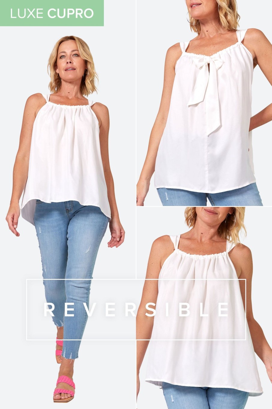 Clothing eb&ive Tanks | Elixir Tank - Blanc